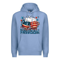 Colony Blue Tastes like freedom Premium Hoodie - FaDigitalArtStudio
