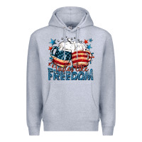 Heather Grey Tastes like freedom Premium Hoodie - FaDigitalArtStudio