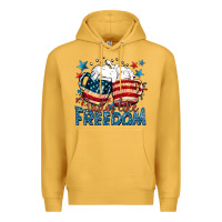 Mustard Tastes like freedom Premium Hoodie - FaDigitalArtStudio