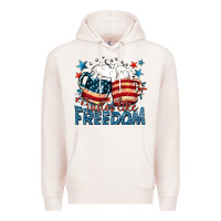 Pale Pink Tastes like freedom Premium Hoodie - FaDigitalArtStudio