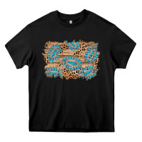 Black gemstone wood leopard background Heavy Core Tee - AdoDesignShop