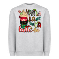 Fa La La La Latte Heavyweight Sweatshirt | Teevron