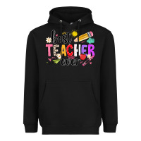 Black iBest Teacher Ever Heavyweight Hoodie - CowhideDigitalArt