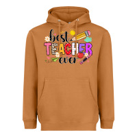 Meerkat iBest Teacher Ever Heavyweight Hoodie - CowhideDigitalArt