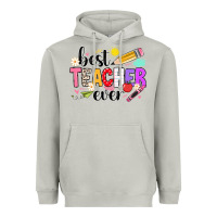Moon Dust iBest Teacher Ever Heavyweight Hoodie - CowhideDigitalArt