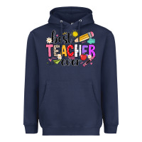 Navy iBest Teacher Ever Heavyweight Hoodie - CowhideDigitalArt