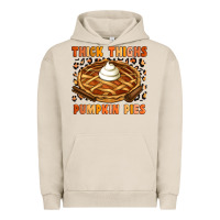 Pigment French Oak Thick Thighs Pumpkin Pies Urban Hoodie - Artiststas