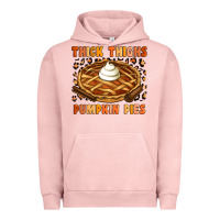 Pigment Salmon Thick Thighs Pumpkin Pies Urban Hoodie - Artiststas
