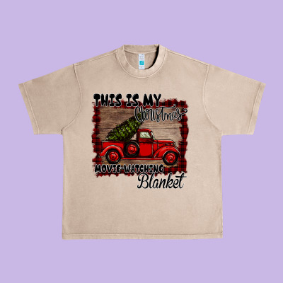 Christmas Movie Watching Blanket Urban Heavy Tee Designed By Bettercallsaul