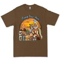 Cacao long live the cowgirls Premium Tee - NancyCooperArtShop