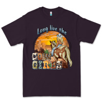 Plum long live the cowgirls Premium Tee - NancyCooperArtShop