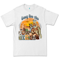 White long live the cowgirls Premium Tee - NancyCooperArtShop