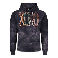Cloud Black Xoxo Leopard Heart Vintage Hoodie - Bettercallsaul