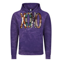 Cloud Purple Xoxo Leopard Heart Vintage Hoodie - Bettercallsaul