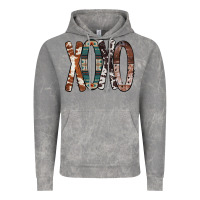 Cloud Rock Xoxo Leopard Heart Vintage Hoodie - Bettercallsaul