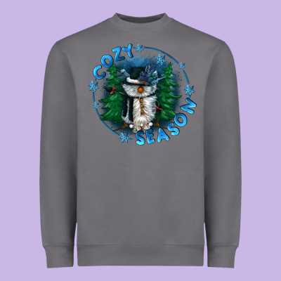 Cozy Season Heavyweight Sweatshirt Designed By Cowgirlartshop