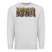 Dove Grey my favorite peoplle call me mama Premium Sweatshirt - CowhideDigitalArt