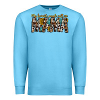 Ocean Blue my favorite peoplle call me mama Premium Sweatshirt - CowhideDigitalArt