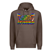 Coffee lgbtq friendly pride Premium Hoodie - FaDigitalArtStudio