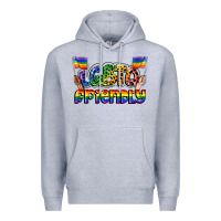 Heather Grey lgbtq friendly pride Premium Hoodie - FaDigitalArtStudio