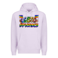 Lilac lgbtq friendly pride Premium Hoodie - FaDigitalArtStudio