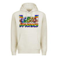 Oatmeal Heather lgbtq friendly pride Premium Hoodie - FaDigitalArtStudio