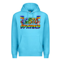 Ocean Blue lgbtq friendly pride Premium Hoodie - FaDigitalArtStudio