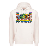 Pale Pink lgbtq friendly pride Premium Hoodie - FaDigitalArtStudio