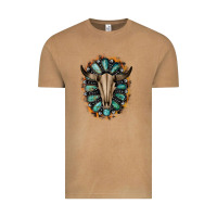 Vintage Camel Western Gemstone Bull Skull Vintage Tee - Bettercallsaul