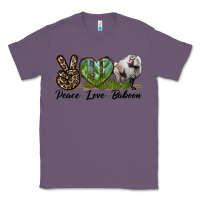 Lavender Leopard Peace Love Baboon Classic Tee - LillyAllenDesigns
