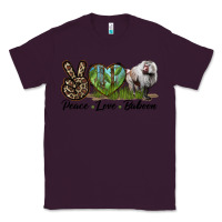 Plum Leopard Peace Love Baboon Classic Tee - LillyAllenDesigns