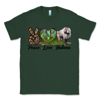 Sports Green Leopard Peace Love Baboon Classic Tee - LillyAllenDesigns