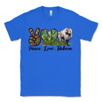True Royal Leopard Peace Love Baboon Classic Tee - LillyAllenDesigns