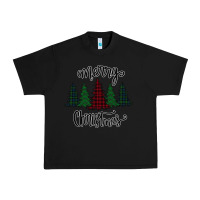 Black Merry Christmas Trees Urban Heavy Tee - Bettercallsaul