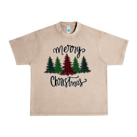 Merry Christmas Trees Urban Heavy Tee | Teevron