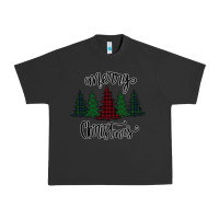 Pigment Black Merry Christmas Trees Urban Heavy Tee - Bettercallsaul