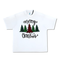 White Merry Christmas Trees Urban Heavy Tee - Bettercallsaul