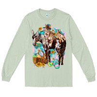 Matcha Happy Easter Day Rodeo Long Sleeve Tee - NancyCooperArtShop
