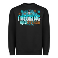 Black freezing season Heavyweight Sweatshirt - CowGirlArtShop