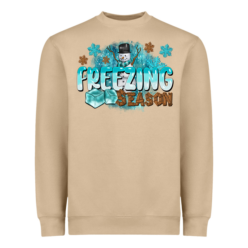 Freezing Season Heavyweight Sweatshirt by CowGirlArtShop | Teevron