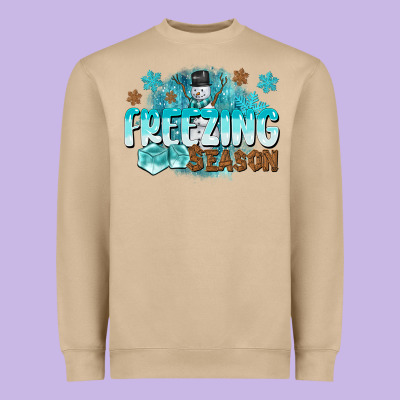 Freezing Season Heavyweight Sweatshirt Designed By Cowgirlartshop