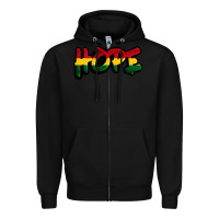 Black Juneteenth hope Zipper Hoodie - FaDigitalArtStudio