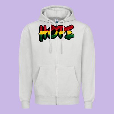 Juneteenth Hope Zipper Hoodie Designed By Fadigitalartstudio