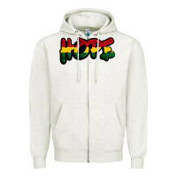 Oatmeal Heather Juneteenth hope Zipper Hoodie - FaDigitalArtStudio