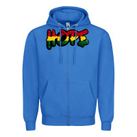 True Royal Juneteenth hope Zipper Hoodie - FaDigitalArtStudio