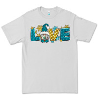 Dove Grey love winter gnome Premium Tee - NancyCooperArtShop