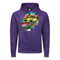 Cloud Purple west virginia map sunflower cactus serape Vintage Hoodie - RanaPortraitStore