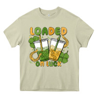 Mossy loaded on luck Heavy Core Tee - MaliasSmallBusiness