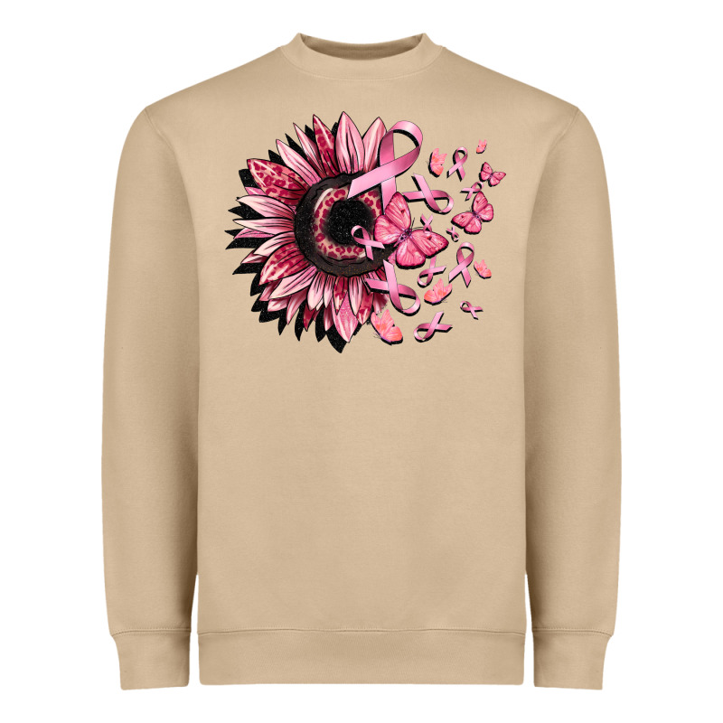 Cancer Sunflower Heavyweight Sweatshirt by CowGirlArtShop | Teevron