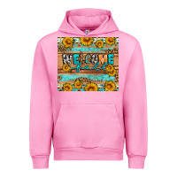 Fuchsia Pink Welcome fall Urban Hoodie - Artiststas